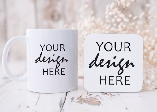 Personalised mug with Coaster combo